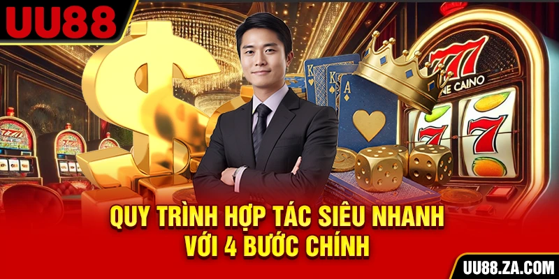 Quy trình hợp tác siêu nhanh với 4 bước chính