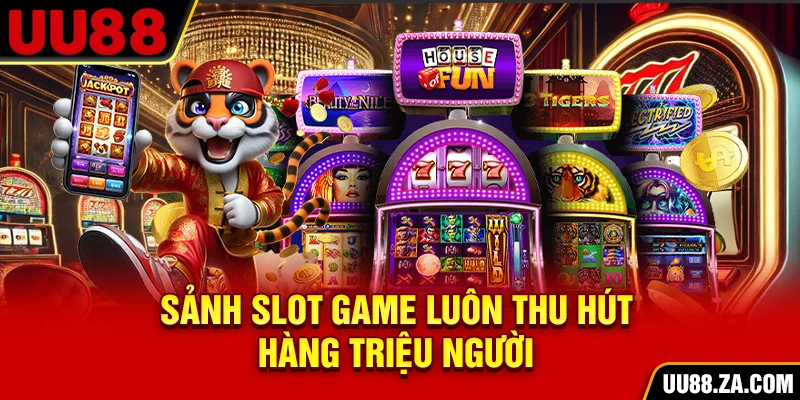 Sảnh slot game luôn thu hút hàng triệu người