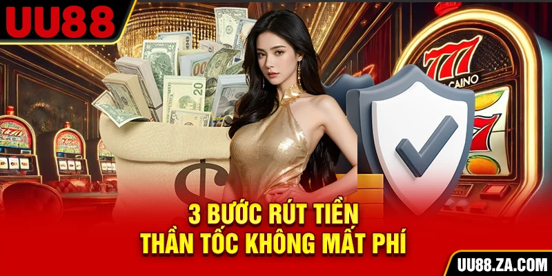 3 bước rút tiền thần tốc không mất phí